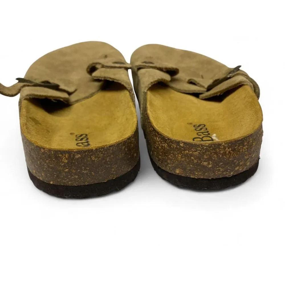 GH-Bass Festival Boho Indie Men's Leather Brown Clogs Size 11